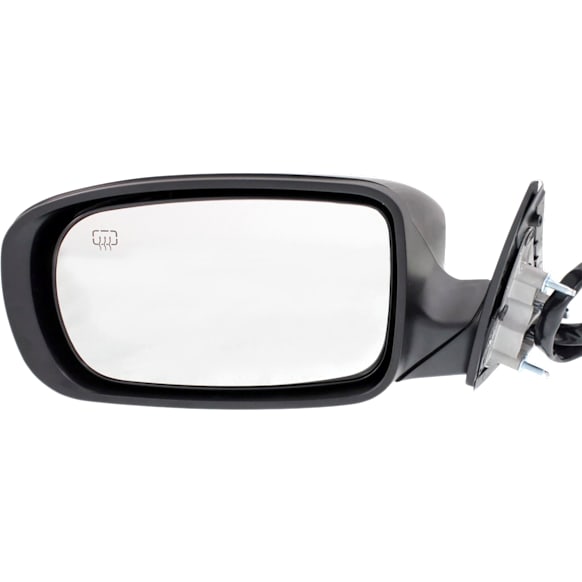 Driver Side Mirror, Power, Manual Folding, Heated, Paintable, No Signal Light, With memory, No Puddle Light, No Auto-Dimming, No Blind Spot Feature