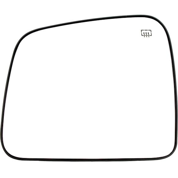 2011 Jeep Grand Cherokee - Mirror Glass Driver Side, Heated, No Blind Spot Feature, No Signal Light
