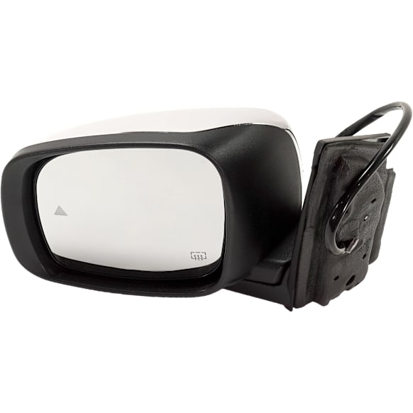 2014 Chrysler Town & Country Touring - Driver Side Mirror, Power Adjust, Heated, Chrome, Manual Folding, In-housing Signal Light, With Blind Spot Detection in Glass, No Memory, No Puddle Light, No Auto-Dimming