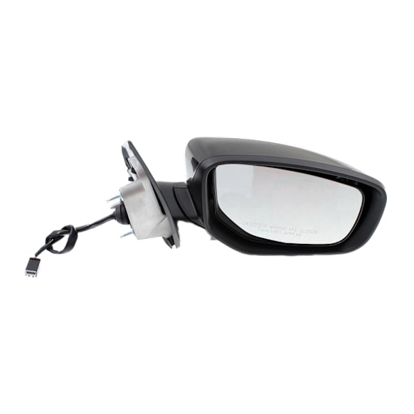 Passenger Side Mirror, Power, Manual Folding, Non-Heated, Paintable, No Signal Light, No Memory, No Puddle Light, No Auto-Dimming, No Blind Spot Feature