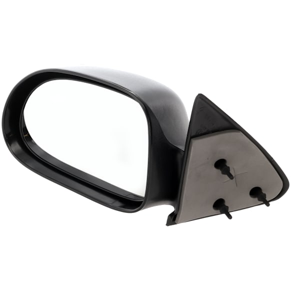 Driver Side Mirror, Manual Adjust, Non-Folding, Non-Heated, Textured Black, No Signal Light, No Memory, No Puddle Light, No Auto-Dimming, No Blind Spot Feature