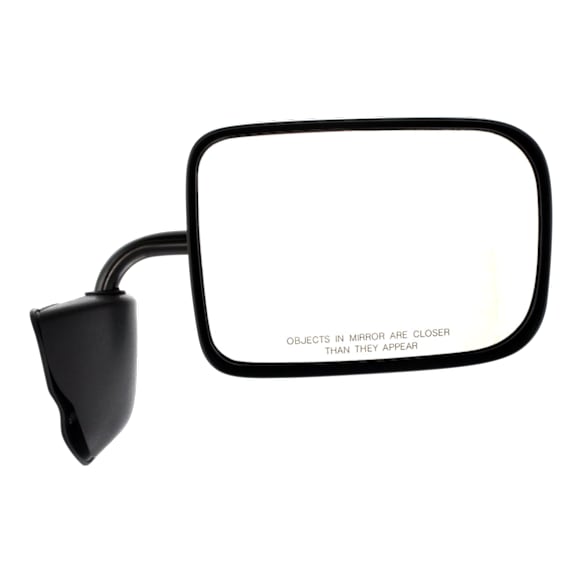 Passenger Side Mirror, Manual Adjust, Manual Folding, Non-Heated, Textured Black, No Signal Light, No Memory, Puddle Light, and Auto-Dimming, No Blind Spot Feature, Base Model