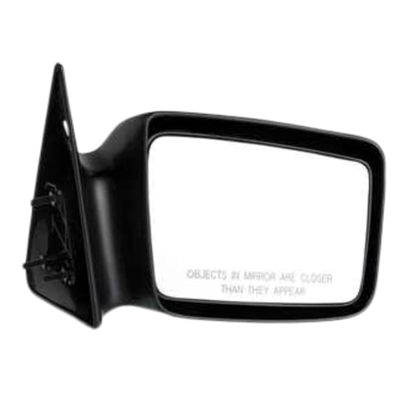 Passenger Side Mirror, Manual Adjust, Non-Folding, Non-Heated, Textured Black, No Signal Light, No Memory, No Puddle Light, No Auto-Dimming, No Blind Spot Feature
