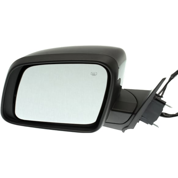 2011-2021 Dodge Durango - Driver Side Mirror, Power Adjust, Heated, Manual Folding, Paintable, In-housing Signal Light, With Memory, No Puddle Light, No Auto-Dimming, No Blind Spot Feature