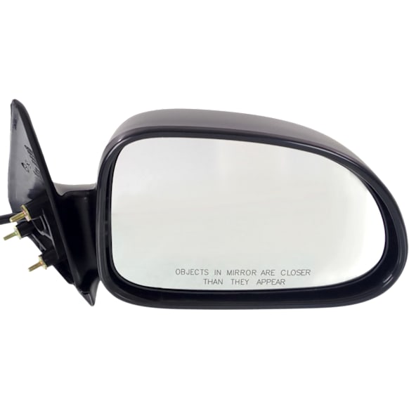 2002 Dodge Dakota Sport - Passenger Side Mirror, Power Adjust, Non-Heated, Textured Black, Non-Folding, No Signal Light, No Blind Spot Feature, No Memory, No Puddle Light, No Auto-Dimming