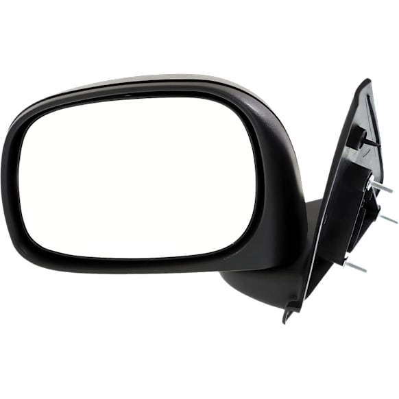 2004 Dodge Ram 1500 - Driver Side Mirror, Manual, 6 x 9-inch, Manual Adjust, Non-Heated, Textured Black, Manual Folding, No Signal Light, No Blind Spot Feature, No Memory, No Puddle Light, No Auto-Dimming