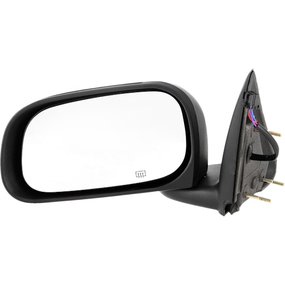 Driver Side Mirror, 6x9-inch, Power, Heated, Textured Black