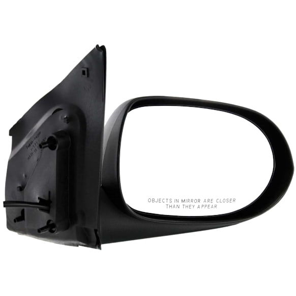 Passenger Side Mirror, Power, Non-Folding, Non-Heated, Textured Black, No Signal Light, No Memory, No Puddle Light, No Auto-Dimming, No Blind Spot Feature