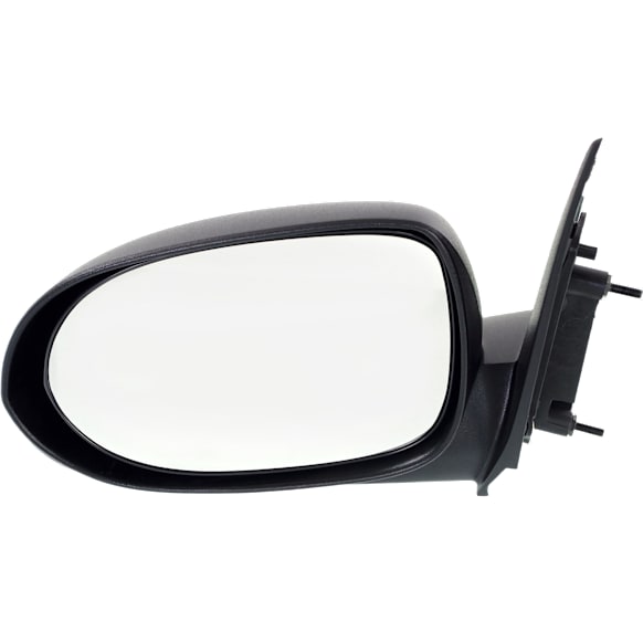 Driver Side Mirror, Manual Adjust, Non-Folding, Non-Heated, Textured Black, No Signal Light, No Memory, No Puddle Light, No Auto-Dimming, No Blind Spot Feature