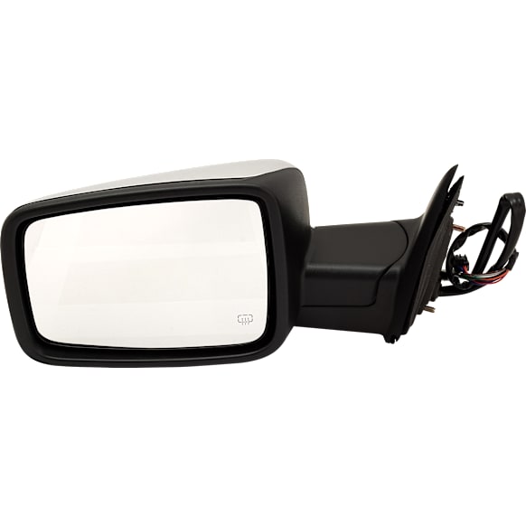 Driver Side Mirror, Non-Towing, Power, Manual Folding, Heated, Chrome, In-housing Signal Light, With memory, With Puddle Light, No Auto-Dimming, No Blind Spot Feature