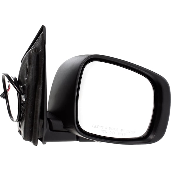2016 Chrysler Town & Country S - Passenger Side Mirror, Power Adjust, Heated, Textured Black, Manual Folding, No Signal Light, No Blind Spot Feature, No Memory, No Puddle Light, No Auto-Dimming