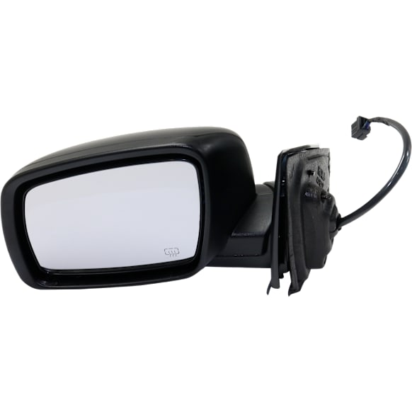 2018 Dodge Journey GT - Driver Side Mirror, Power Adjust, Heated, Textured Black, Manual Folding, No Signal Light, No Blind Spot Feature, No Memory, No Puddle Light, No Auto-Dimming