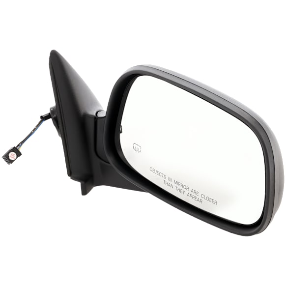 Passenger Side Mirror, Power, Manual Folding, Heated, Textured Black, No Signal Light, No Memory, No Puddle Light, No Auto-Dimming, No Blind Spot Feature