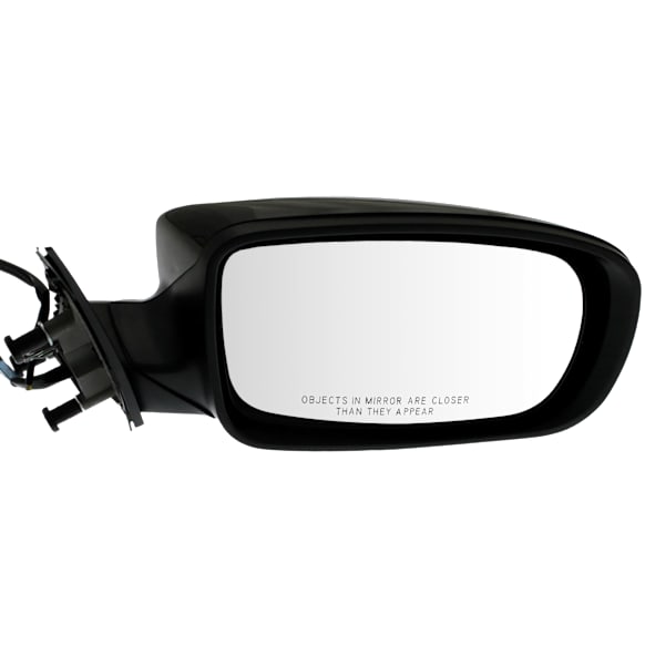 Passenger Side Mirror, Power, Manual Folding, Non-Heated, Paintable, No Signal Light, No Memory, No Puddle Light, No Auto-Dimming, No Blind Spot Feature