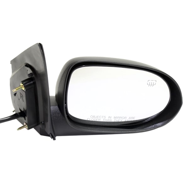 Passenger Side Mirror, Power, Non-Folding, Heated, Textured Black, No Signal Light, No Memory, No Puddle Light, No Auto-Dimming, No Blind Spot Feature