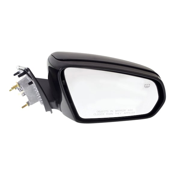 Passenger Side Mirror, Power, Manual Folding, Heated, Paintable, No Signal Light, No Memory, No Puddle Light, No Auto-Dimming, No Blind Spot Feature
