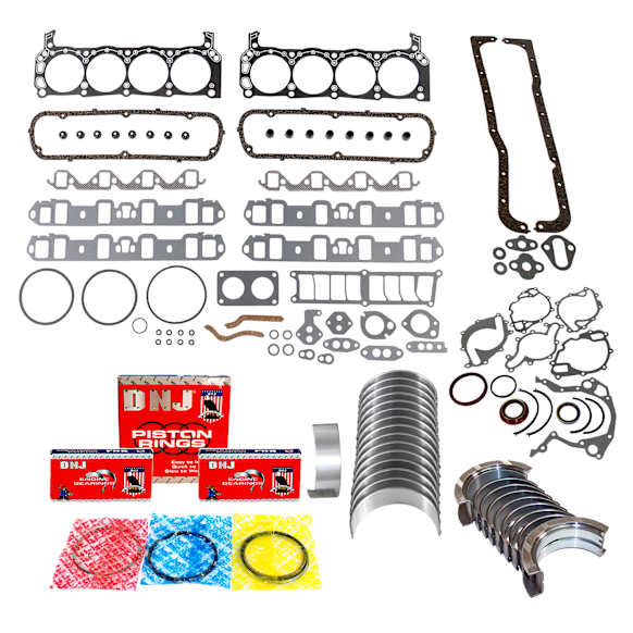 1972 Ford LTD - Engine Rebuild Kit, 8 Cyl 5.0L, Eng. VIN: D, OHV, 16 Valve, Without H/O