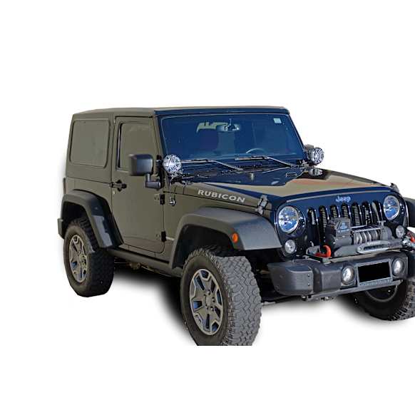 2009 Jeep Wrangler - Hardtop - Black, Fiberglass, Direct Fit, Sold individually