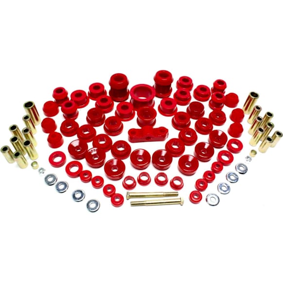 16.18105R Master Bushing Kit - Red, Polyurethane, Direct Fit, Kit