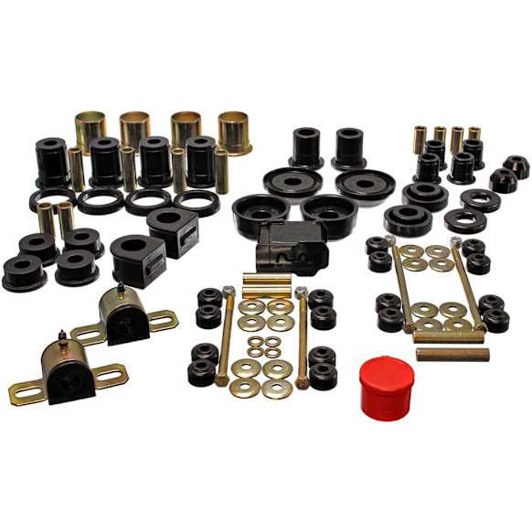 3.18130G Master Bushing Kit - Black, Polyurethane, Direct Fit, Kit