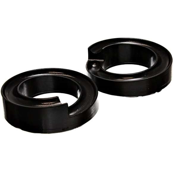 3.6115G Coil Spring Insulator - Black, Polyurethane, Direct Fit, Set of 2