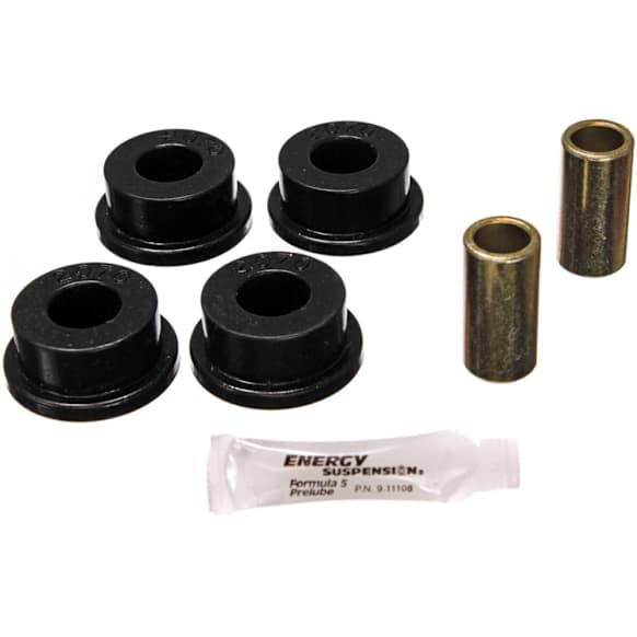 4.2131G Leaf Spring Bushing - Black, Polyurethane, Direct Fit, 2-shackle-eye set