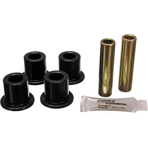 4.2132G Leaf Spring Bushing - Black, Polyurethane, Direct Fit, 2-shackle-eye set