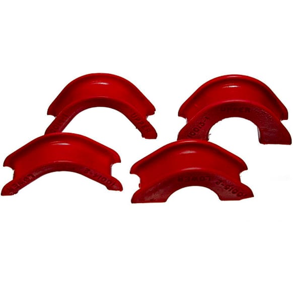 7.10101R Steering Rack Bushing - Red, Polyurethane, Direct Fit, Kit