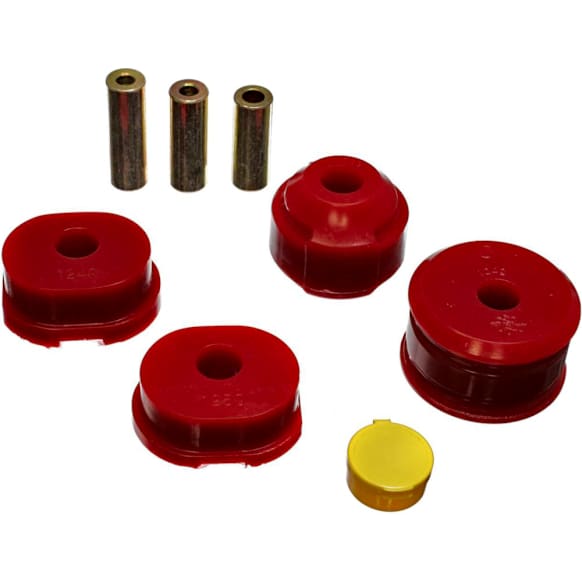 8.1104R Motor and Transmission Mount Bushing - Red, Polyurethane, Direct Fit
