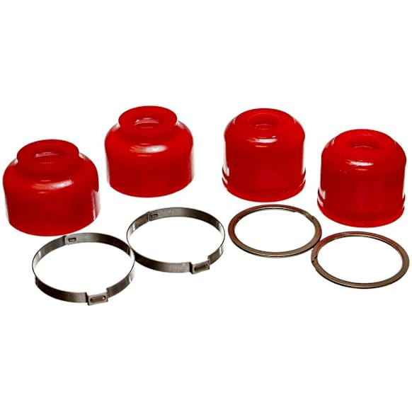 9.13136R Ball Joint Boot - Red, Polyurethane, Direct Fit