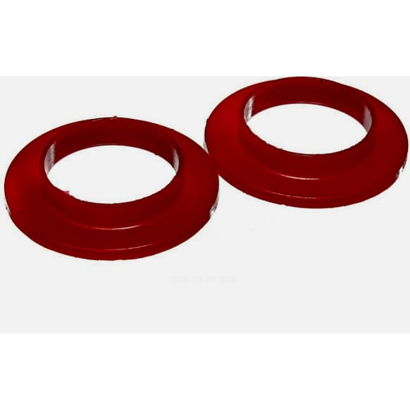 9.6103R Coil Spring Insulator - Red, Polyurethane, Universal, Sold Individually