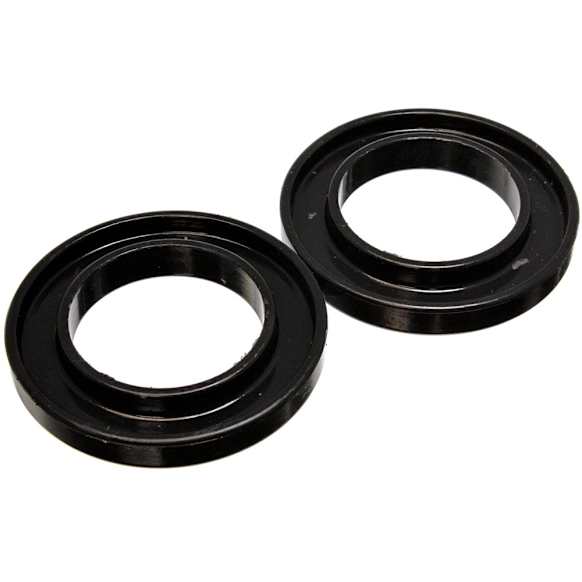 9.6107G Coil Spring Insulator - Black, Polyurethane, Universal, Set of 2