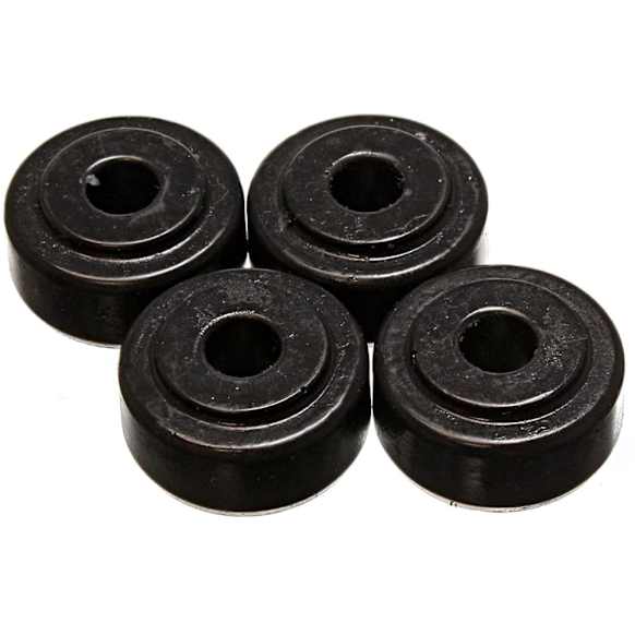 9.8101G Shock Bushing - Black, Polyurethane, 1-Piece, Universal, Set of 4