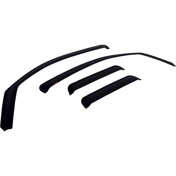 571705 Front and Rear, Driver and Passenger Side Window Visor, Matte Black