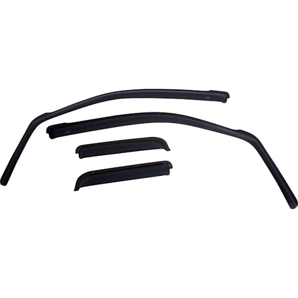 575085 Front and Rear, Driver and Passenger Side Window Visor, Matte Black