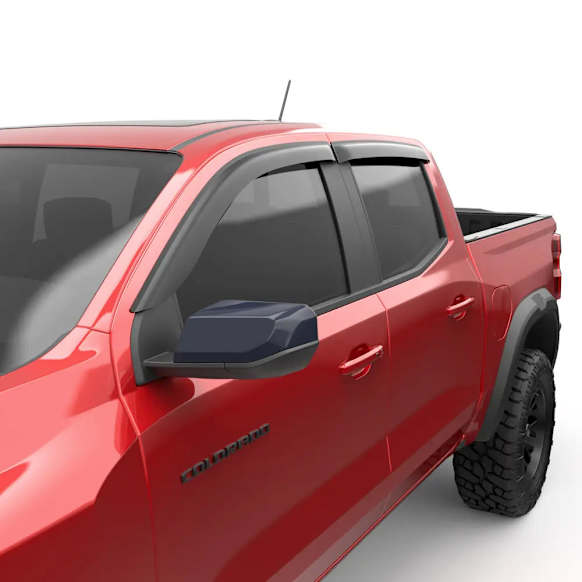 641795 Front and Rear, Driver and Passenger Side Window Visor, Dark Smoke