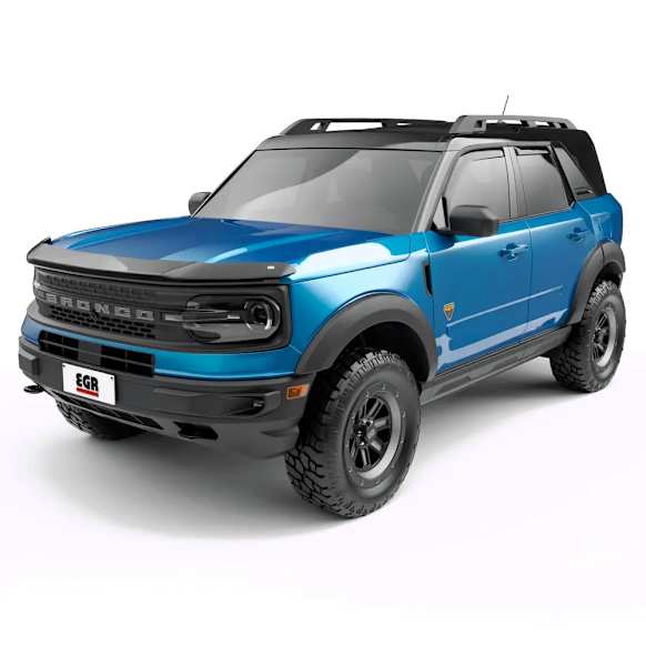 753564 Front and Rear, Driver and Passenger Side Fender Flares, Black Sport Utility