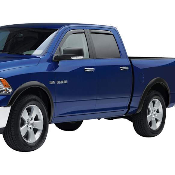 782854 Front and Rear, Driver and Passenger Side Fender Flares, Lightly Textured Black OEM Style Series