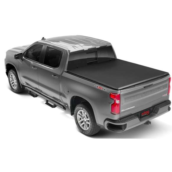 77956 Trifecta E-Series Soft Folding Tonneau Cover, Vinyl Fits Approx. 8 ft. Bed