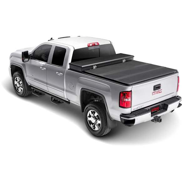 84422 Solid Fold 2.0 Toolbox Series Hard Folding Tonneau Cover, TPO with Polypropylene Fits Approx. 6 ft. 6 in. Bed