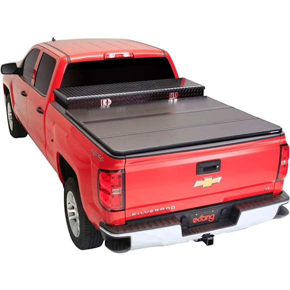 2017 GMC Sierra 1500 - Solid Fold 2.0 Toolbox Series Folding Hard Tonneau Cover, ,TPO with Polypropylene, Approx. 6 ft. 6 in. Bed