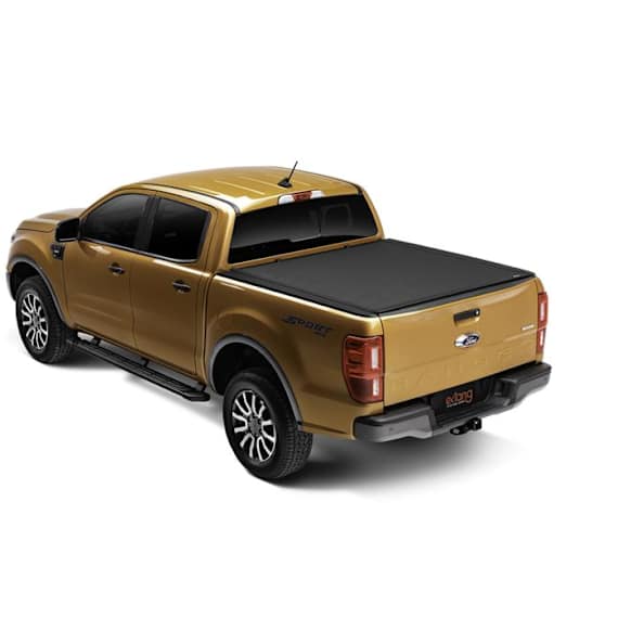 85830 Xceed Series Hard Folding Tonneau Cover, Aluminum Fits Approx. 5 ft. Bed