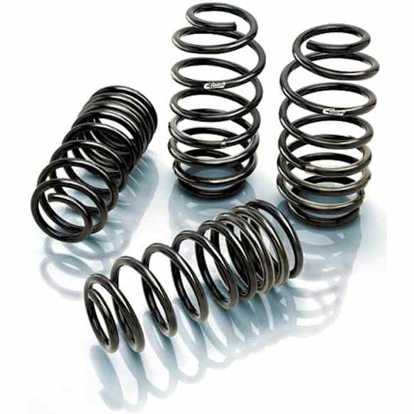 2015 Ford Mustang - Front and Rear Lowering Springs, Coupe, RWD, mfrbodycodename : S550, 0.9 in Front, 0.7 in Rear, Tested with factory dampers., Set of 4
