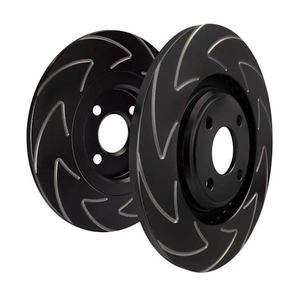 BSD7806 Rear, Driver or Passenger Side Brake Disc, Slotted,, BSD Sport Ultra Quiet V Slot