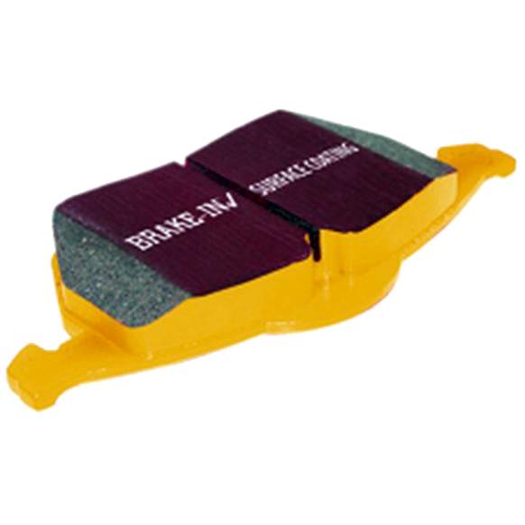 2014 Ford F-150 - Rear Aramid Fiber Brake Pad Set, FMSI Pad No. D1602; Vented; 7 Bolt Holes; 348mm Dia.; 80mm Height; 25mm Thick; 90mm Center Hole Dia.; 6 Lug Wheel, Yellowstuff Street and Track