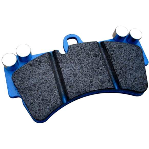 2008 Subaru Outback - Rear Aramid Fiber Brake Pad Set, FMSI Pad No. D1114; Solid; 5 Bolt Holes; 274mm Dia.; 63.5mm Height; 10mm Thick; 58mm Center Hole Dia., Bluestuff NDX Aramid Fiber Full Race