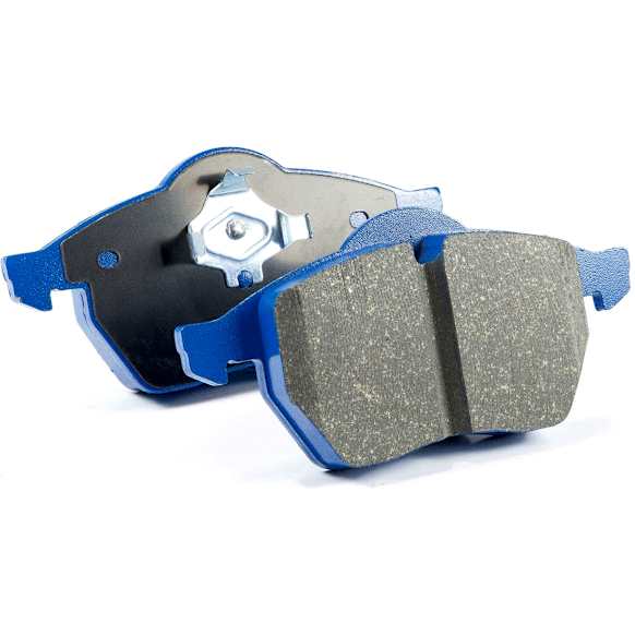 1996 Acura RL - Rear Aramid Fiber Brake Pad Set, FMSI Pad No. D536; Solid; 5 Bolt Holes; 282mm Dia.; 59mm Height; 9mm Thick; 64.2mm Center Hole Dia., Bluestuff NDX Aramid Fiber Full Race