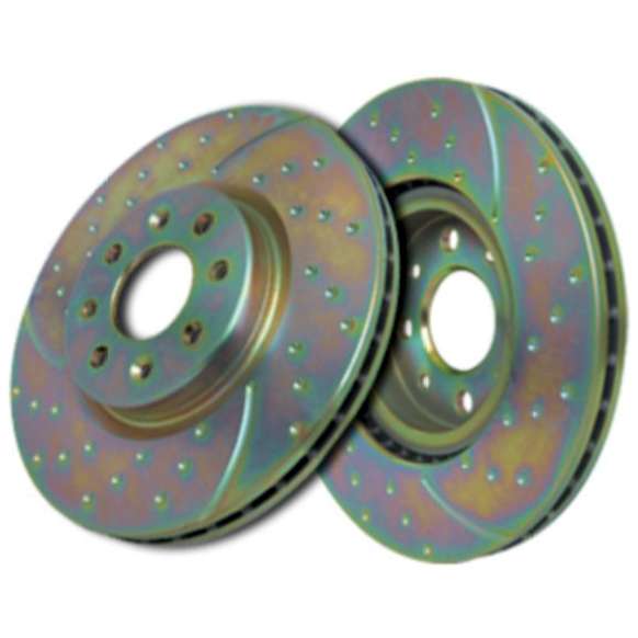 GD1187 Front Brake Disc, Dimpled and Slotted, 5 Lugs, 313.94 mm,, GD Sport Slotted And Dimpled