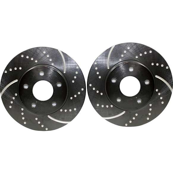 GD7269 Front Brake Disc, Dimpled and Slotted, 5 Lugs, 276.1 mm,, GD Sport Slotted And Dimpled