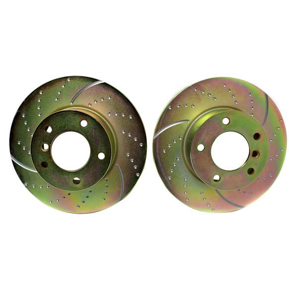 GD858 Front Brake Disc, Dimpled and Slotted, 5 Lugs, 295.91 mm,, GD Sport Slotted And Dimpled